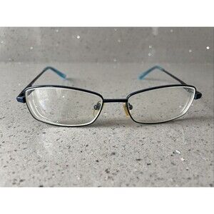 Unbranded WM1028 NV Navy Rectangle Full Rim 52-16-135 Eyeglasses Frames ONLY